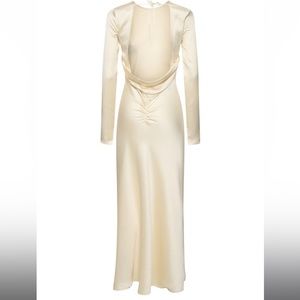 WE WORE WHAT backless gown